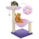 thumbnail image 1 of Rascador para Gatos MUTTROS Torre Árbol Flor Morado, 1 of 8