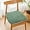 dark green, variant on 1 Pcs Soft Plush Chair Pads Cushions with Ties Winter Indoor Warmth U-Shaped Seat Cushion Non Slip Chair Cushions for Dining Chairs