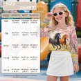 thumbnail image 7 of COEQINE Tween Girls Crop Top Long Sleeve Sweatshirt, Cute Junior Fall Winter Pullover with Dropped Shoulder, Casual Streetwear Top for Age 13-14, Horse Cherry Tree, 7 of 7