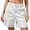 White#9527, variant on BOOMNY Womens Cargo Shorts Low Rise Baggy Shorts For Women Solid Color Lightweight Loose Fit Cozy Summer Dailywear