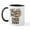 White/Black Inside, variant on CafePress - Chug Dog Dad Mug - 11 oz Ceramic Mug - Novelty Coffee Tea Cup