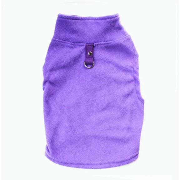 Dog Sweater, Soft Fleece Vest with Leash Ring Pullover Jacket Winter Pet Dog Clothes for Puppy Small Dogs Cat Teddy Chihuahua Yorkshire for Christmas 1pack