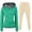 Khaki, variant on Cowl Neck Color Block Sweatshirt Sets Women 2 Piece Outfits Tracksuits Long Sleeve Long Pants Fashion Sweatshirt Womens Snow Pants Trousers Suits for Women Snow Pants Womens Bib Track Suit Pants for