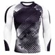thumbnail image 1 of Jumpingount Camiseta de compresión para hombre, de secado rápido, de manga larga, para gimnasio, Fitness, correr, ropa deportiva, medias, culturismo, ropa Camisetas punto blanco Jumpingount AP013550-07, 1 of 6