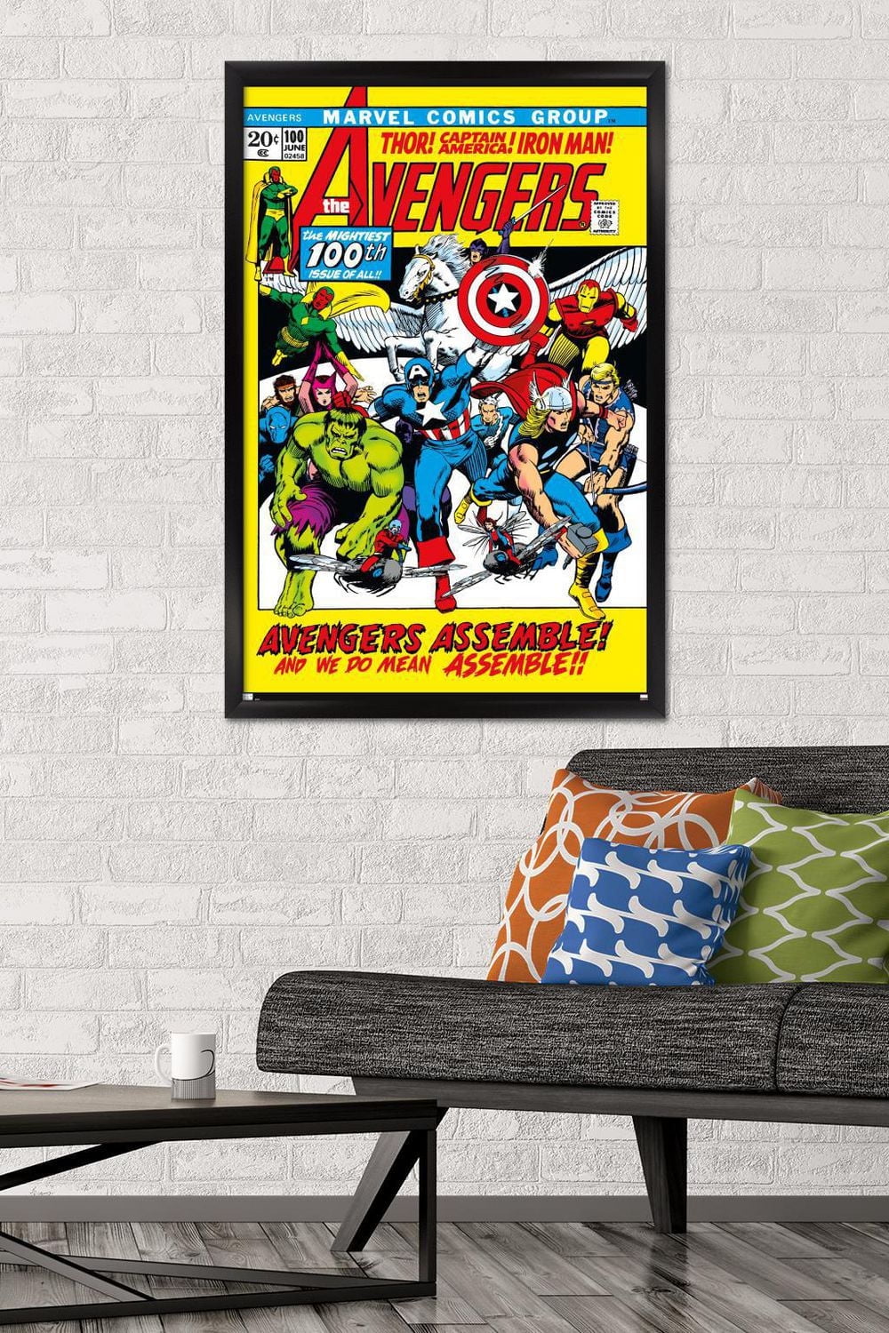 Marvel Comics - Avengers #100 Wall Poster, 22.375" x 34"