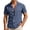 Navy, variant on Mens Casual Shirts Striped Short Sleeve Button Down Lapel Blouse Comfortable Lightweight Beach Shirts for Men Black L