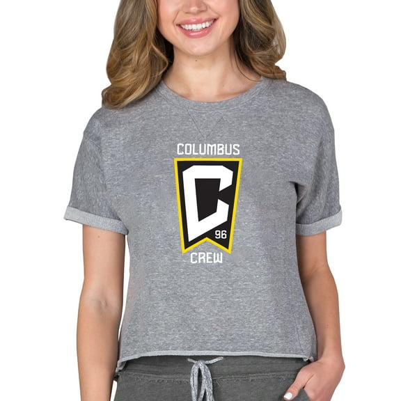 Women's Concepts Sport Gray Columbus Crew Mainstream Terry Top