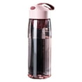 thumbnail image 2 of Fmbmuo Water Bottle High Volume Plastic Pink Sports 550ml with Carry Handle, 2 of 5