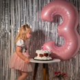 thumbnail image 3 of Pink Number 3 Balloon,40Inch Large Light Pink Foil Digital Helium Balloons,Pastel Pink Number 3 Balloons for Girls Women Birthday Baby Shower Anniversary Princess Party Supplies Decorations, 3 of 4