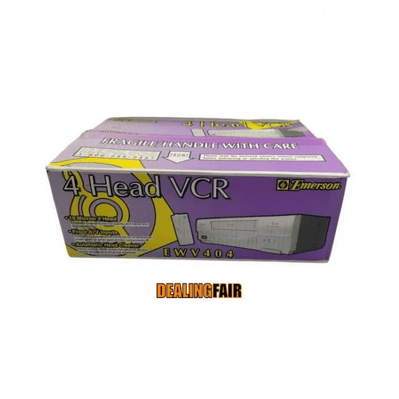 New Emerson EWV404 4-Head VCR