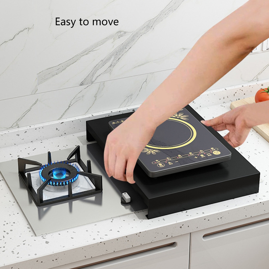 ROZYARD Nonslip Feet Gas Stove Top Cover Scratch Resistant Nonrust Steel Protectors
