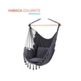 thumbnail image 1 of Hamaca  Tipo Columpio Almohadones gris 6.49 pulg Elly Decor ED-HCWH, 1 of 7
