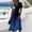 Blue, variant on Halloween Dresses for Women Spider V Neck Witch Hat Vintage Wrap Dresses Skeleton Short Sleeve Funny Wedding Guest Dress S