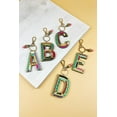 thumbnail image 2 of 2.75" LETTER SHAPED WOOD ALPHABET KEYCHAIN LETTER KEYCHAIN, 2 of 24