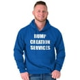 thumbnail image 5 of Dad Bump Creation Baby Announcement Men Big & Tall Graphic Hoodie Brisco Brands 2X, 5 of 6