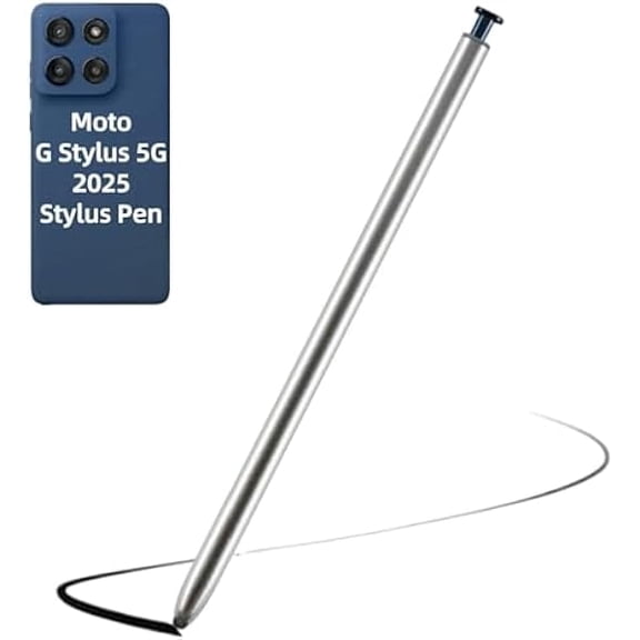 wonima44 Stylus Pen for Moto G Stylus 5G 2025 XT2517 All Version, Replacement for Motorola G Stylus 2025 Pen (Gray)