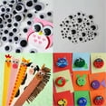 thumbnail image 5 of U8MO Wholesale 1Bag 5~24mm Moveable Black Eye Wiggly Googly Scrapbooking DIY Crafts-15mm 100pcs, 5 of 6