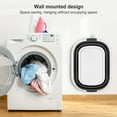 thumbnail image 6 of 40L Collapsible Plastic Laundry Basket, Foldable Pop Up Storage Container Space Saving Washing Tub Organizer (1, White/Grey), 6 of 7