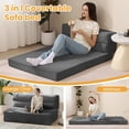 thumbnail image 3 of Colchón plegable, sofá cama convertible de tamaño completo Feliz Home, 3 of 7