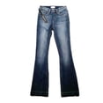 thumbnail image 1 of $164 GREYWIRE New York FLARED Blue Washed DENIM Jeans ( 25 ), 1 of 2