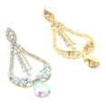 thumbnail image 2 of Large Rhinestone Drop Earrings, 2 of 2