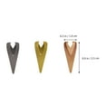 thumbnail image 3 of Miangastore Stainless Steel Bookmark Water Drop 6Pcs 1In, 3 of 8