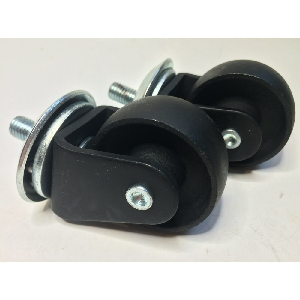 Floor Jack Casters (2 Pc Set) All Steel. Fits ATD, Cornwell, Mac Tools