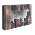 thumbnail image 1 of Designocracy 98137-08 Sheep Art on Board Wall Decor, 1 of 1