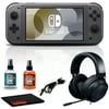 Nintendo Switch Lite Dialga and Palkia Edition with Razer Kraken Multi Platform Wired Gaming Headset and 6Ave Cleaning Kit