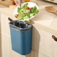 Pjtewawe Shelf Small Trash Can Hanging Waste Under Kitchen Sink Plastic