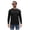 Black, variant on Men's Long-Sleeve Henley Shirt, Casual Button Down Cotton T-Shirt, Basic Crew Neck Top for Daily Wear
