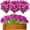 Fuchsia, variant on Viworld Artificial Spring Flowers Outdoor, 20 Bundles Yellow Fake Flowers UV Resistant No Fade Plastic Faux Plants Flowers for Outside Garden Porch Window Boxes Hanging Planter Decoration (Fuchsia)