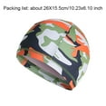 thumbnail image 2 of pitrice Skull Caps Comfortable Multiple Colors Lightweight for Summer Cool Unisex Helmet Liner Ice Silk Many Collocations Ventilation Camouflage Orange, 2 of 7