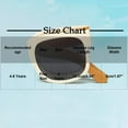 thumbnail image 3 of ZACPNCV Baby Sunglasses Skin Feel Frame Polarized UV Protection Kids Glasses for Toddler Boys Girls 4-8 Years, 3 of 5
