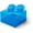 Blue, variant on LEGO 4-Knob Stackable Storage Brick Toy Box with Translucent Lid, Blue