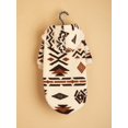 thumbnail image 1 of 1pc Plush Hooded Pet Hoodie With Totem Pattern For Both Cats And Dogs In Autumn And Winter, Warm And Cold Resistant, Rice Color, 1 of 5