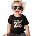 thumbnail image 2 of Olive Loves Apple 2nd Birthday Baller Shirt for Boys Sports Theme Party T-Shirt for 2 Year Old Toddler Black Shirt 2T, 2 of 5