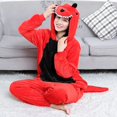 thumbnail image 1 of Conjunto de pijamas de animales para adultos, ropa de dormir Unisex, mono de invierno, pijamas de franela, disfraz de Navidad y Halloween, 1 of 4