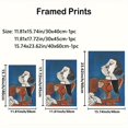 thumbnail image 4 of 1pc Pablo Picasso Cubist Abstract Landscape Canvas Wall Art - 12x18 Inch Framed Modern Art Print with Vibrant Blue, Orange, Black & White Geometric Design, 4 of 8
