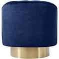 thumbnail image 5 of Meridian Furniture Farrah Navy Velvet Swivel Accent Chair, 5 of 5