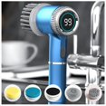 thumbnail image 5 of Cepillo de Limpieza Eléctrico con 5 Cabezales y 3 Velocidades Exfoliante Eléctrico IPX7 Cepillo de Limpieza Portátil Multifuncional A Prueba de Agua, 5 of 5