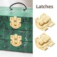 thumbnail image 3 of OULII 30pcs Cabinet Hasp Lock Vintage Style Locking for DIY Projects, 3 of 8