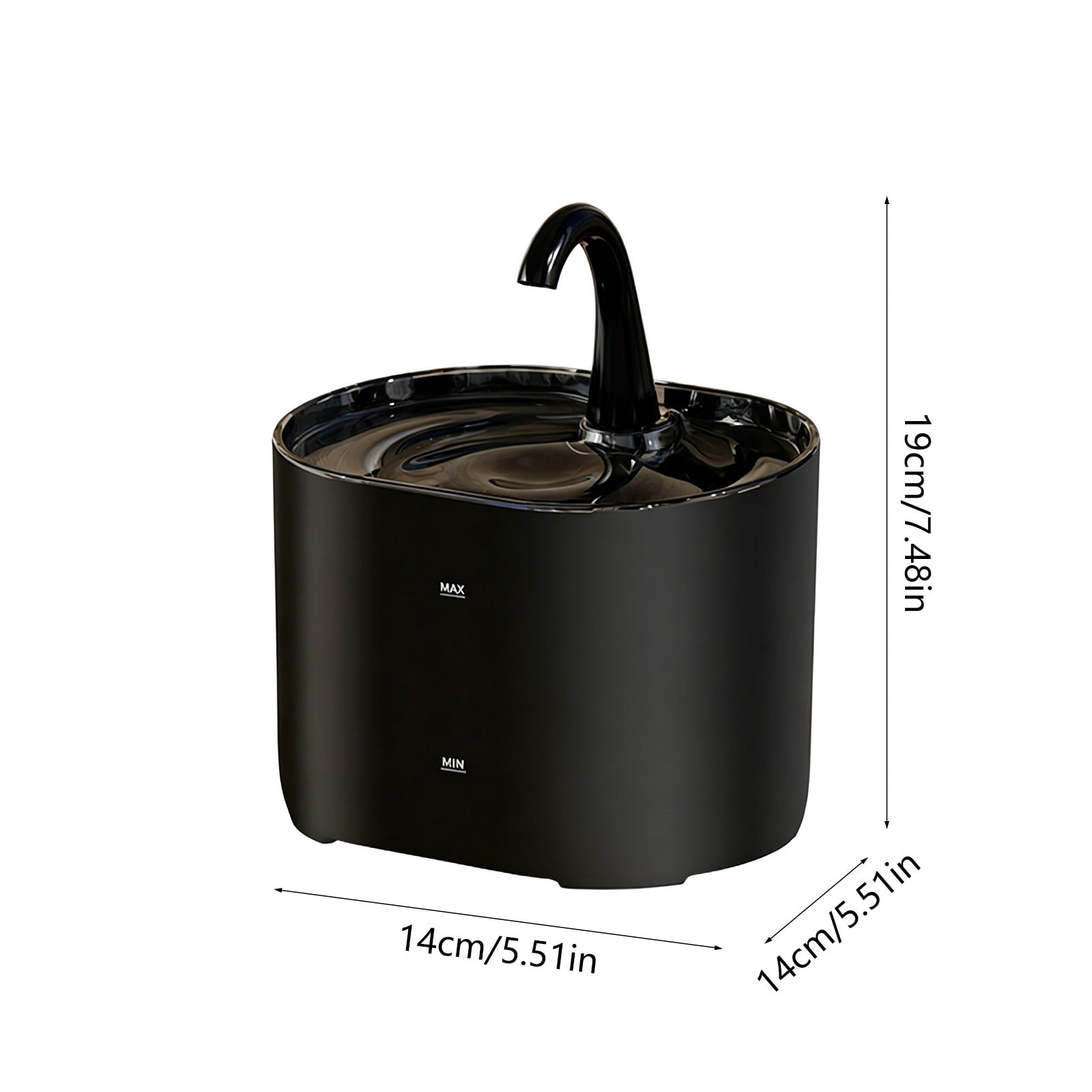 Automatic Cat Water Fountain 2.2L Pet Water Dispenser with Circulating Filter Quiet Pump for Cats Dogs Indoor Drinking