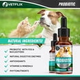 thumbnail image 4 of Probióticos Vetflix 60 ml para el apoyo digestivo de mascotas, 4 of 9