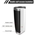 thumbnail image 4 of 20oz Tumbler with Lid  Stainless Steel Vacuum Insulated Double Wall Travel Tumbler  Durable Insulated Coffee Mug  Rose Gold  Thermal Cup with Splash Proof Sliding Lid, 4 of 9