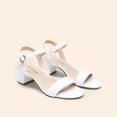 thumbnail image 3 of Sandalia DREAM PAIRS SDHS2412W Blanca con Tacón Bajo y Grueso de 5,7 cm, 3 of 8
