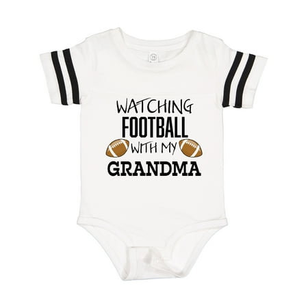 

Inktastic Watching Football with My Grandma Gift Baby Boy or Baby Girl Bodysuit