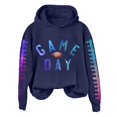 thumbnail image 4 of WZXFASHION Chandail en Molleton de Football pour Femmes Imprimé Graphique Dimanche Décontracté Manches Longues Col Rond Chandail Automne 2025 jusqu'à 50 % de Réduction Chandail Thermique, 4 of 4