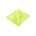 thumbnail image 1 of INSPIRE CHIC Men's Pocket Squares Solid Color Handkerchiefs for Wedding Party Bright Yellow, 1 of 4