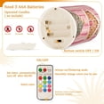 thumbnail image 5 of Yayeee Flameless Candles with Remote Flickering Battery Operated Multi Color Changing, Gingerbread Houses, 5 of 7